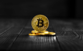 gold-bitcoin-money-wooden-table-electronic-crypto-currency 1